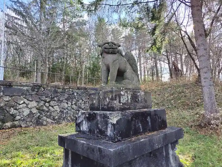 愛別神社の狛犬