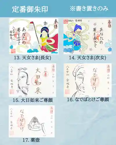 金城寺の御朱印