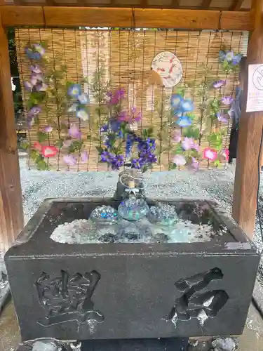 川越熊野神社の手水舎