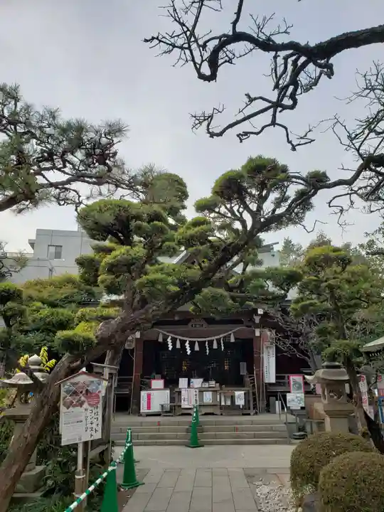 鳩森八幡神社の本殿・本堂