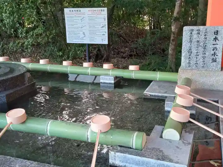 宇佐神宮の手水舎