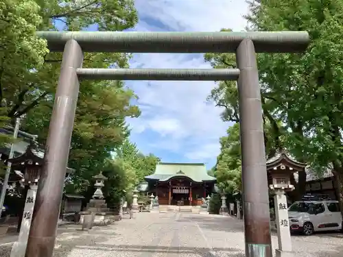 溝旗神社（肇國神社）の鳥居