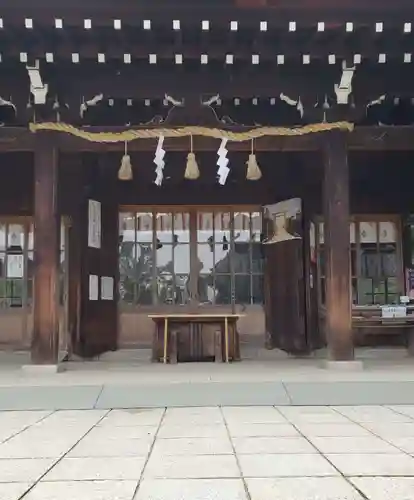 岡山縣護國神社の本殿・本堂