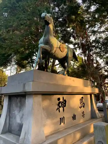 川曲神社（子生和町）の狛犬