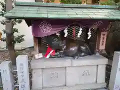 露天神社（お初天神）の狛犬