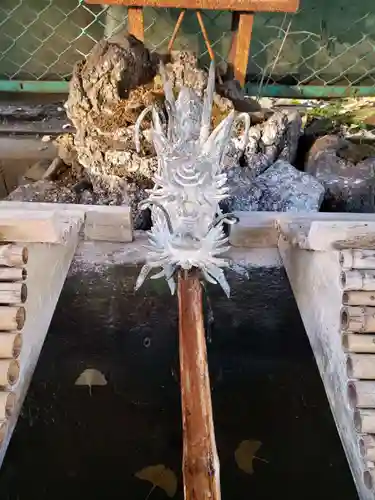 諏訪神社の手水舎