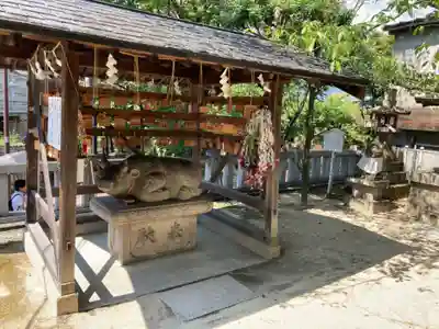 打出天神社の狛犬