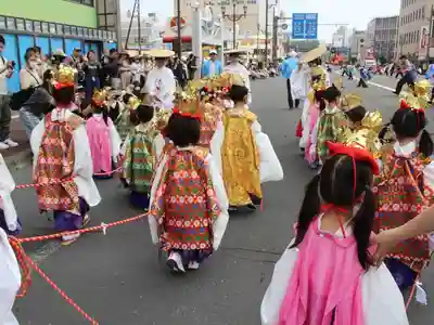釧路一之宮 厳島神社のお祭り
