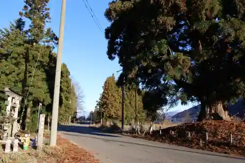 御札神社の景色