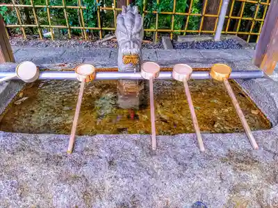 日吉神社（上社）の手水舎