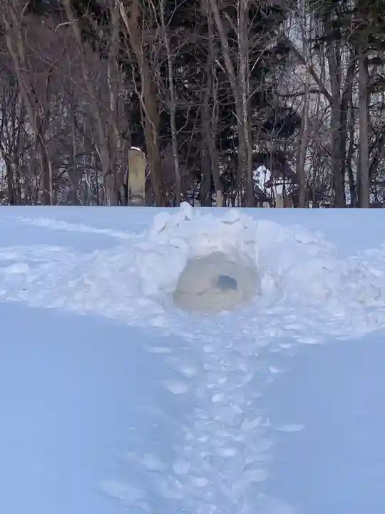 留辺蘂神社の庭園