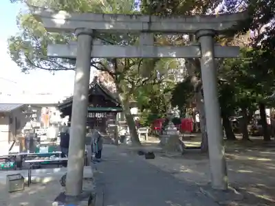 白山神社の鳥居