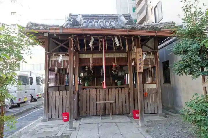 朝日神明宮の本殿・本堂