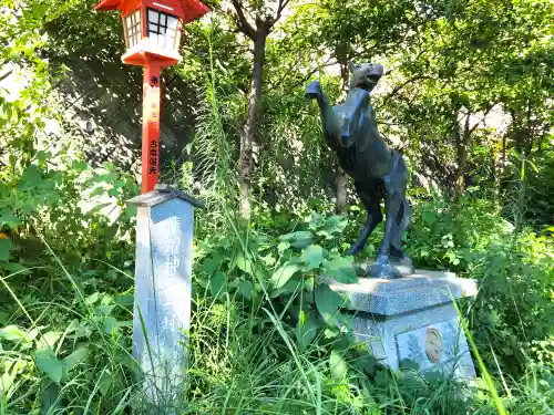 男山八幡宮の狛犬