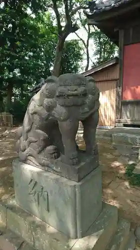 根神社の狛犬