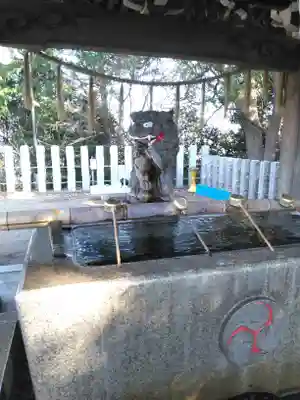 高石神社の手水舎