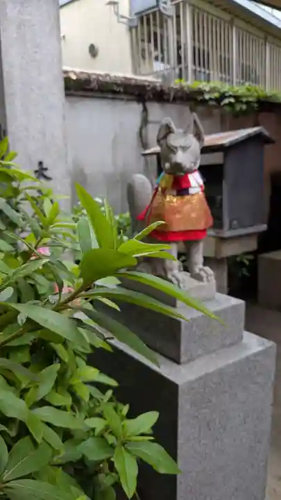 注連縣稲荷神社の狛犬