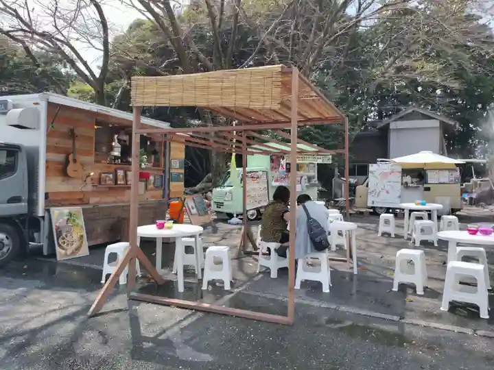 金井神社の食事