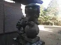 西秣神社の狛犬