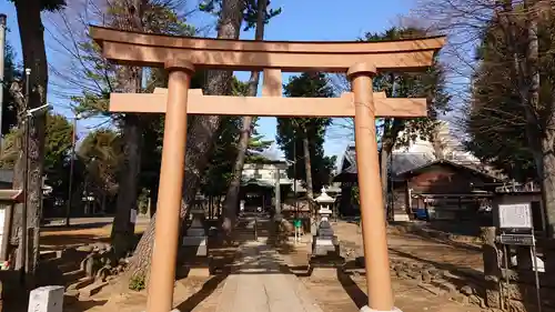 駒留八幡神社の鳥居