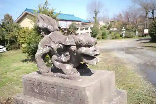 雷電神社の狛犬