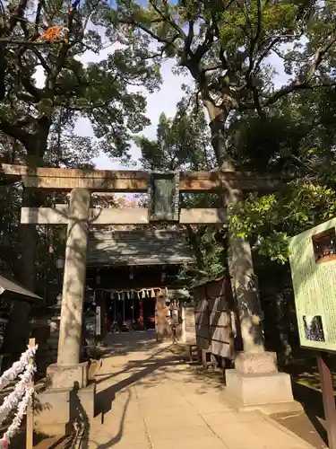 赤坂氷川神社の鳥居