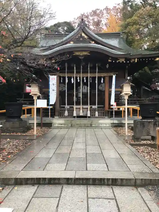 鎮守氷川神社の本殿・本堂