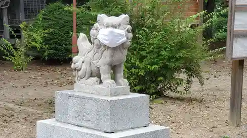 別海神社の狛犬