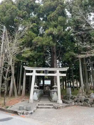 山宮浅間神社の鳥居