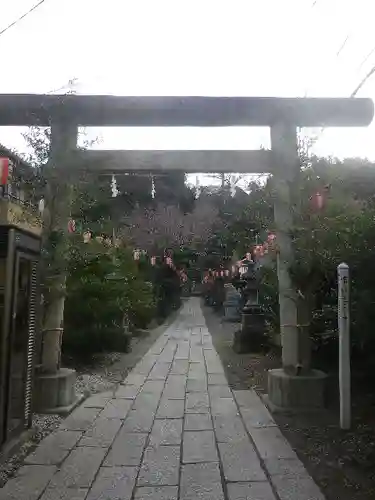 五所神社の鳥居