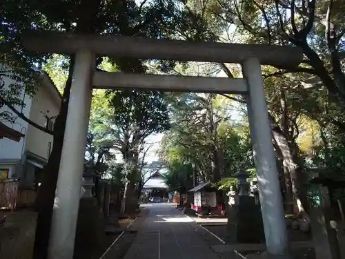 ときわ台天祖神社の鳥居