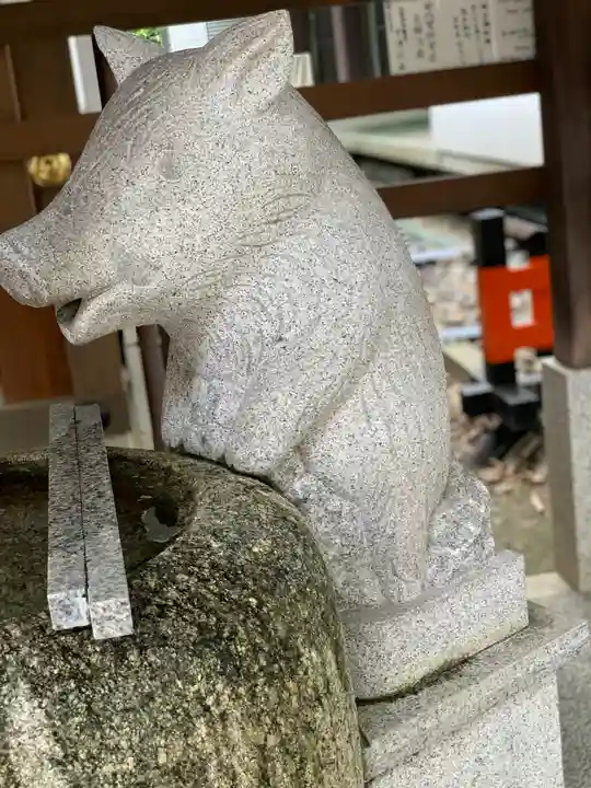 護王神社の手水舎