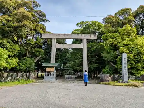 明治川神社の鳥居