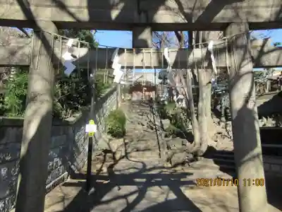 田端八幡神社の鳥居