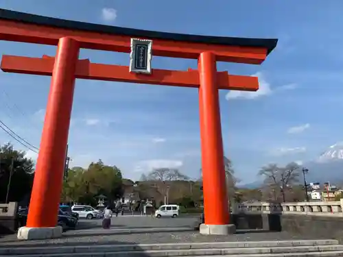 富士山本宮浅間大社の鳥居