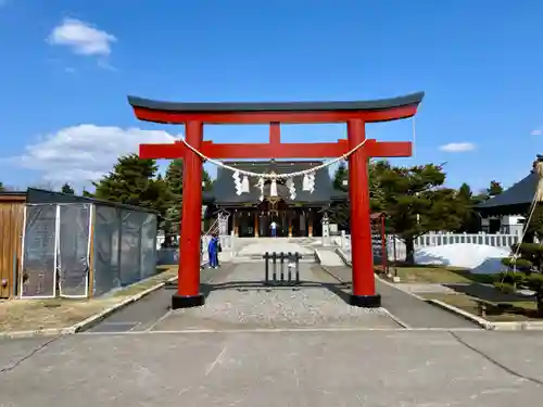 美瑛神社の鳥居