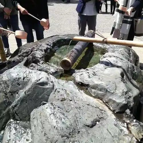 中尊寺の手水舎