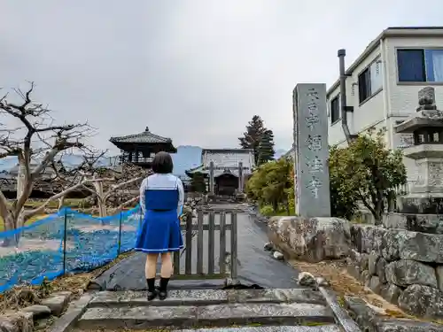 領法寺の山門