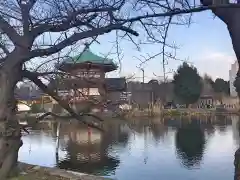 寛永寺不忍池弁天堂の庭園