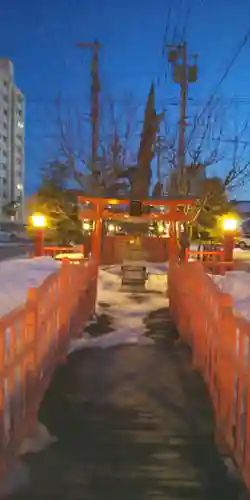 旭川銀座弁天神社の鳥居