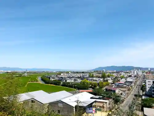 千栗八幡宮の景色