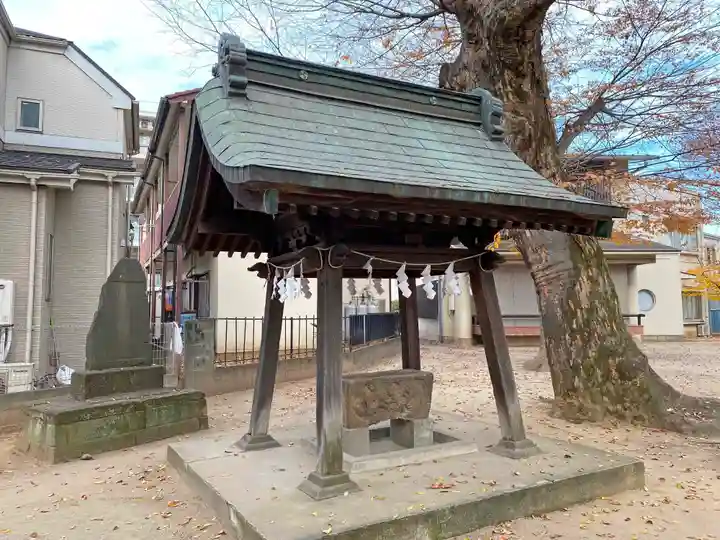 青渭神社の手水舎