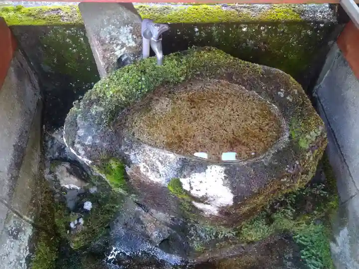 粟島神社の手水舎