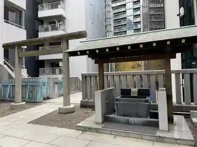 宮益御嶽神社の手水舎