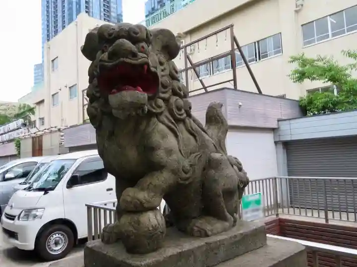 品川貴船神社の狛犬