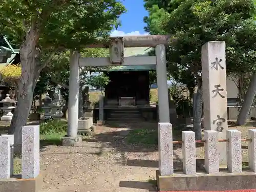 土浦三社神社(水天宮・水神宮・寿寅稲荷神社)の鳥居