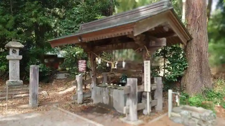 那須神社の手水舎