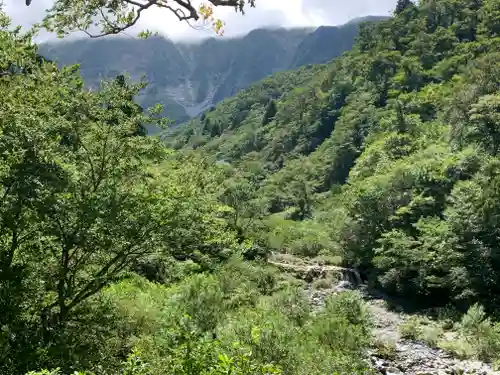 大神山神社奥宮の景色