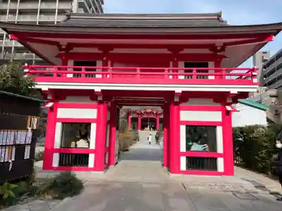 成子天神社の山門・神門
