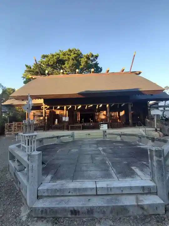 安久美神戸神明社の本殿・本堂